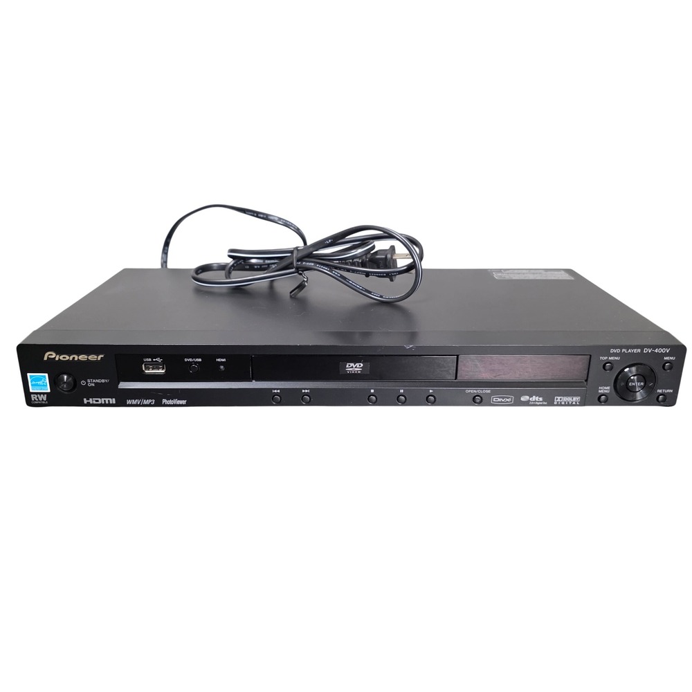 Pioneer DVD Player DV-400V-K HDMI Tested & Working Movie Night Unit Only
